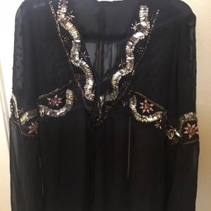Sequined blouse